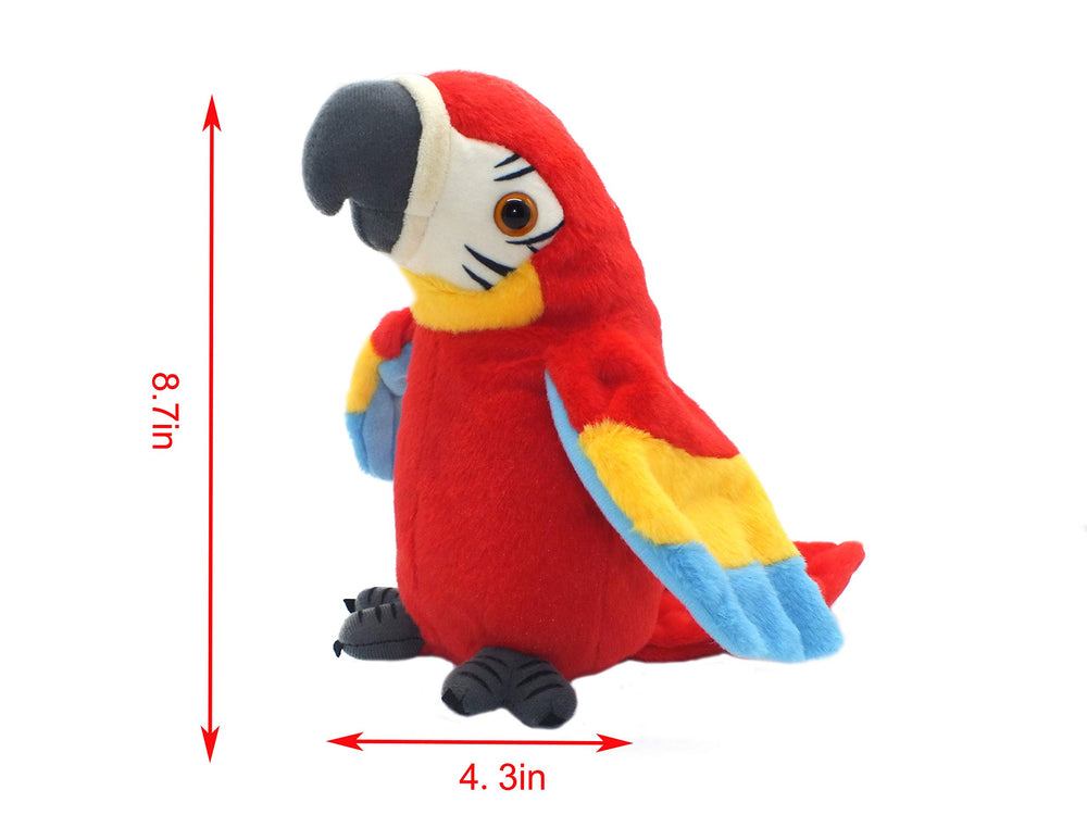 Vincilee Talking Parrot battery compartment for easy on/off control.