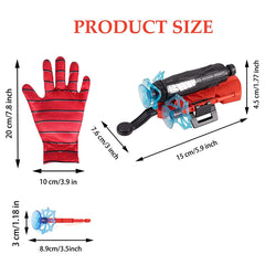 Vinciph red-blue gloves with breathable mesh for comfortable role-play