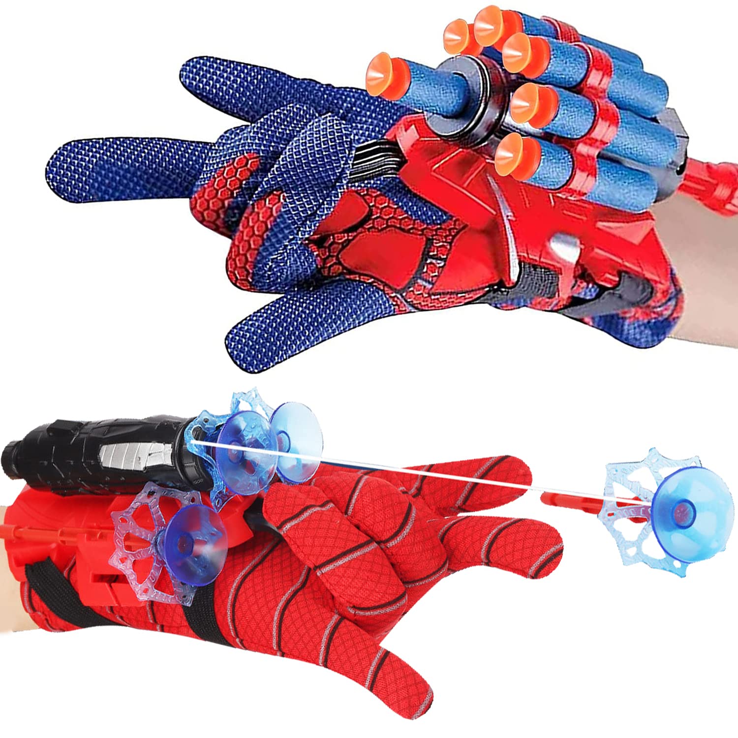 Vinciph Spider Web Shooter gloves ready for imaginative hero play