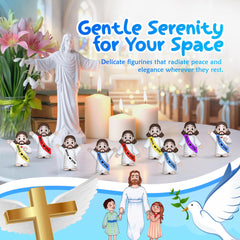VINETEN baby Jesus mini-figurine bright colors ideal for decor.