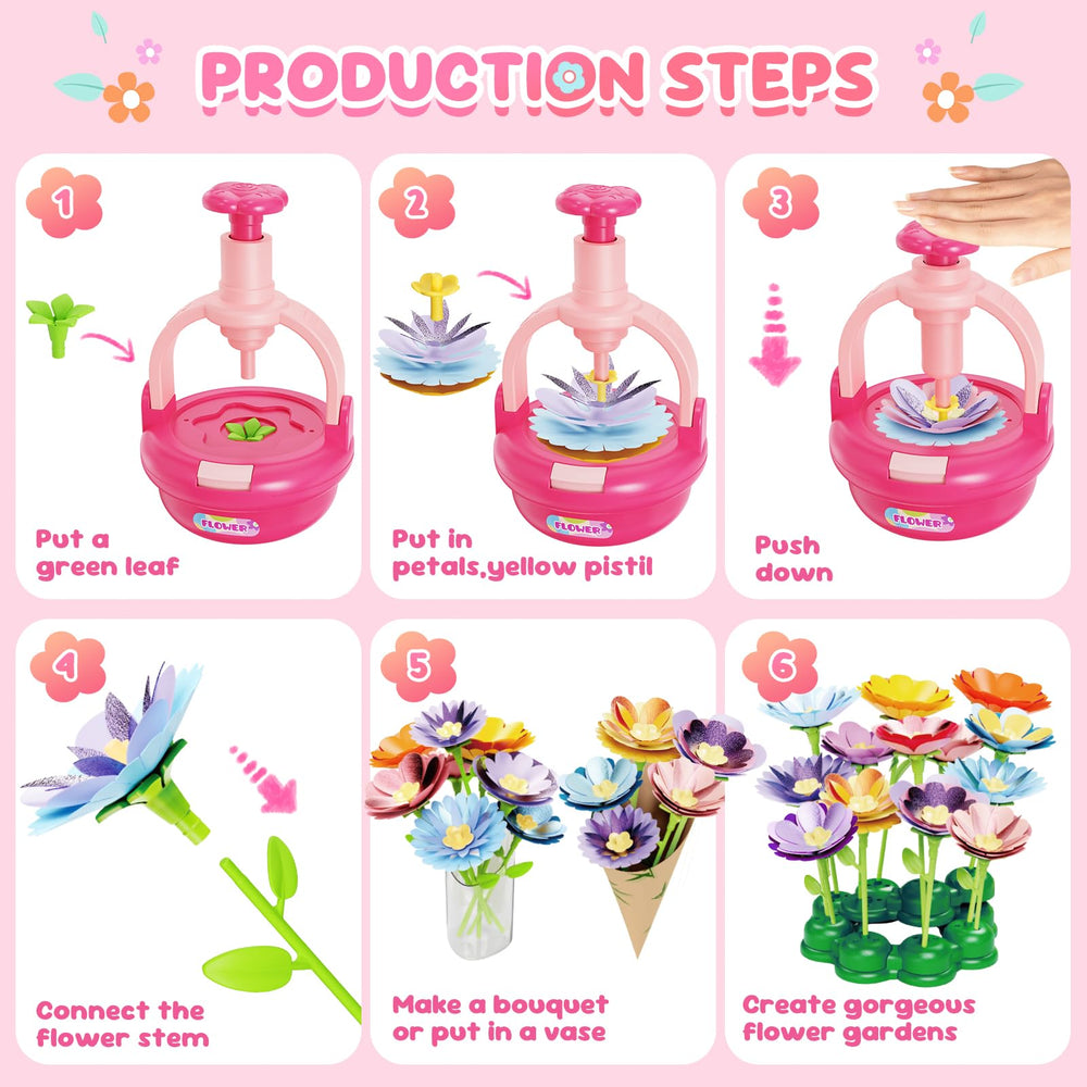 Vinkp stems and centers offer sturdy structure for lasting fabric flowers.