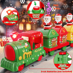 Vinkp Christmas barns add color recognition during play