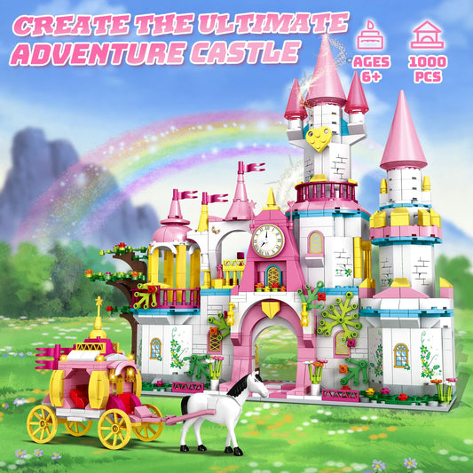 VINTOP Princess carriage assembly encouraging fine motor skills during imaginative play