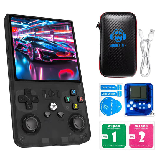 VIOXIA R36s Max handheld with IPS screen for crisp on-the-go retro gaming.