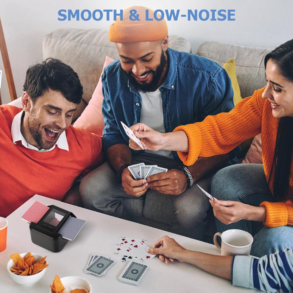 Vipdream portable card shuffler ideal for travel and family gatherings