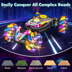 ViRockSign RC car with two rechargeable batteries up to 80 minutes of play.