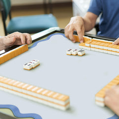 VioraWhite 21in mat fits automatic mahjong tables for smooth gameplay