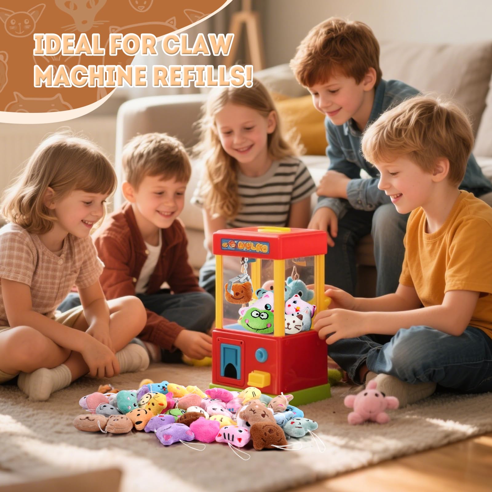 VISATOR bulk plush set as safe, soft party favors for kids and celebrations.