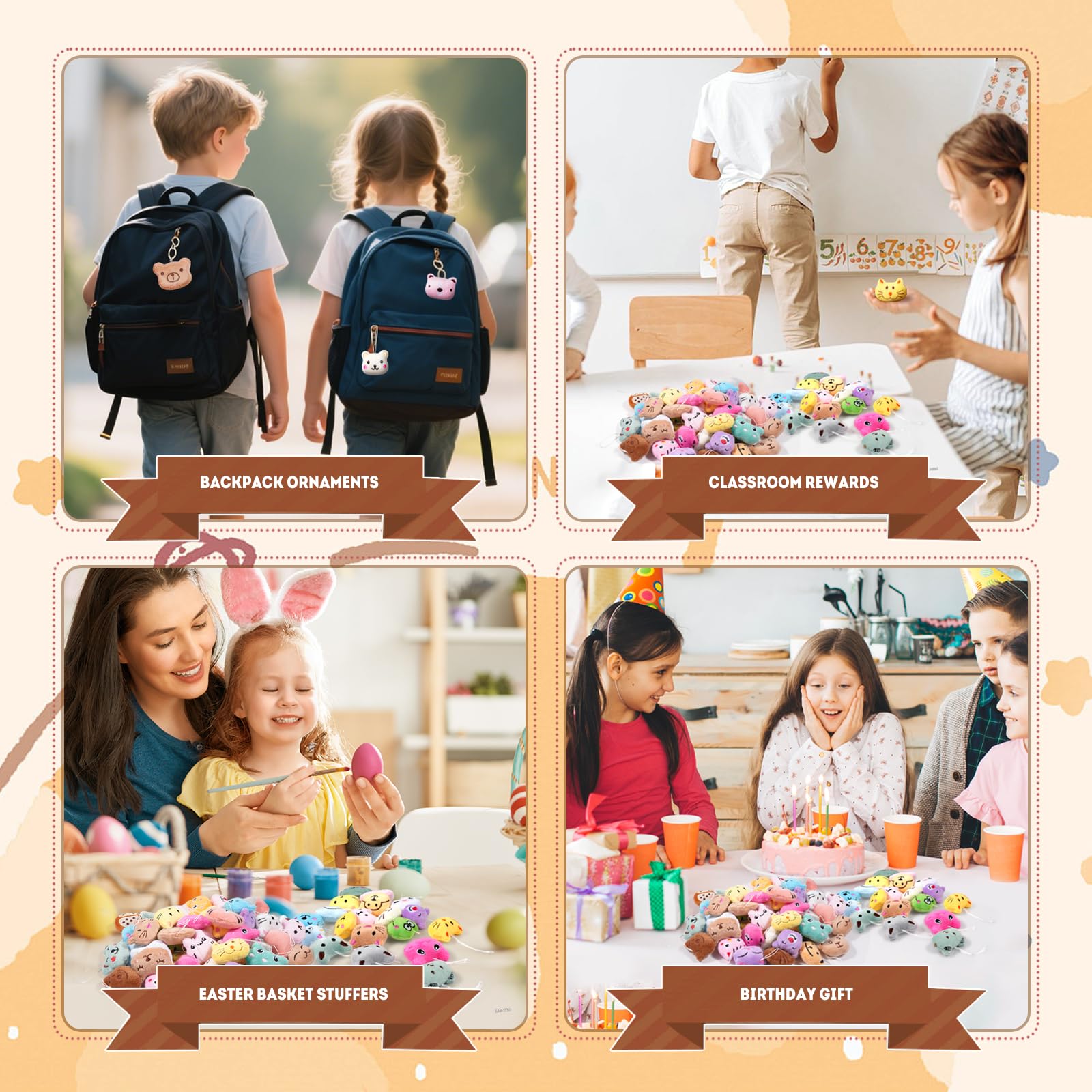 VISATOR value bulk set delivers affordable, assorted stuffed animals for teachers and events.