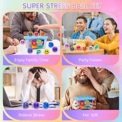 VISCOO gift box stress balls ideal for party favors and gifts.