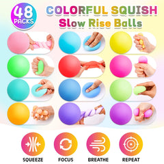 VISCOO hand therapy squishy ball fits in the palm for quick stress release
