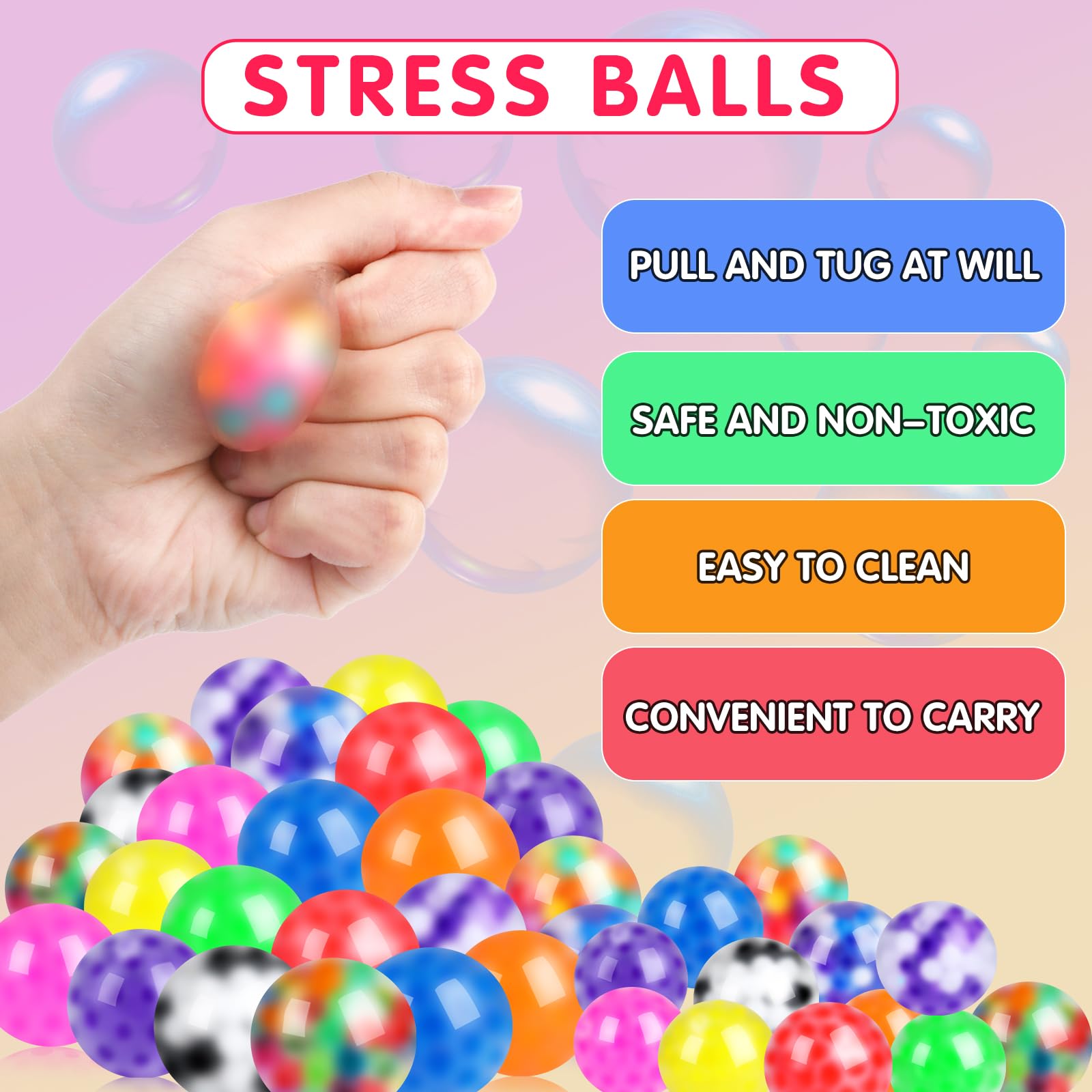 Viscoo 1.4-inch ball fits a palm for quick anxiety relief.