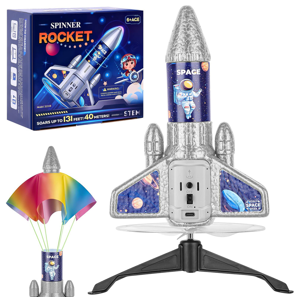 VisionX Kids Rocket Launcher 2nd Gen with upgraded booster for stable flights.