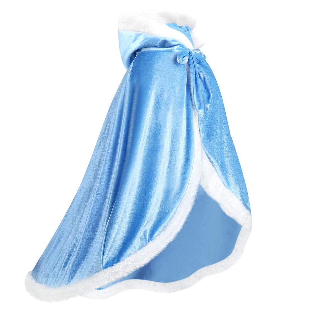 Visofayo girls hooded cape enhances princess dress up