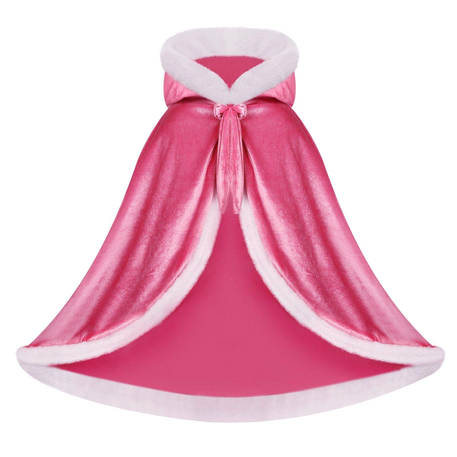Visofayo cape interior satin detail for smooth skin during dress-up.