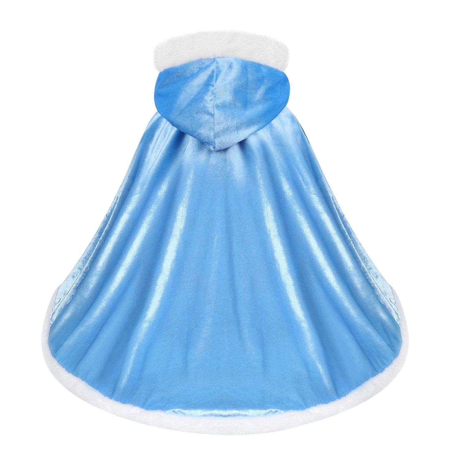 Visofayo hooded cape, inside satin finish for smooth wear against skin.