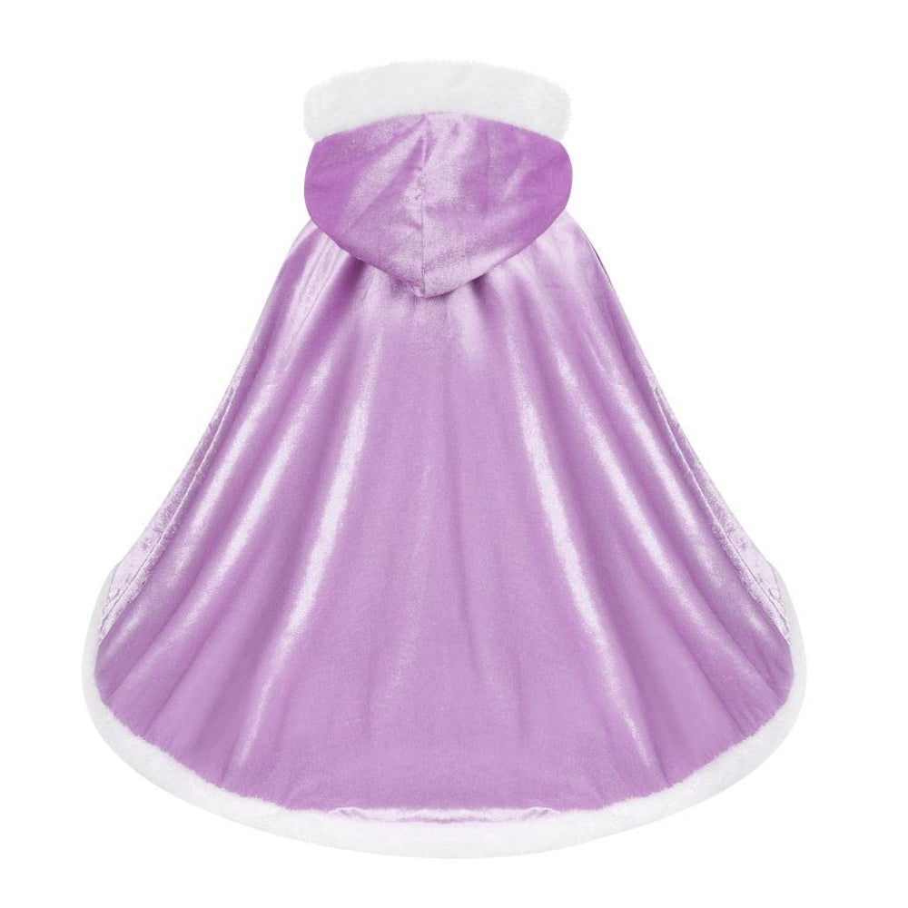 Visofayo hooded cape inside satin finish for soft, comfortable wear.