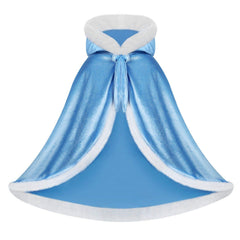 Visofayo toddler princess cape with satin interior and velvet exterior for luxe, gentle wear.