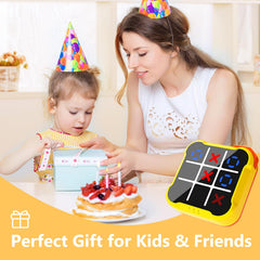 VISREFUR Tic Tac Toe Portable Travel Game—compact for on-the-go play.