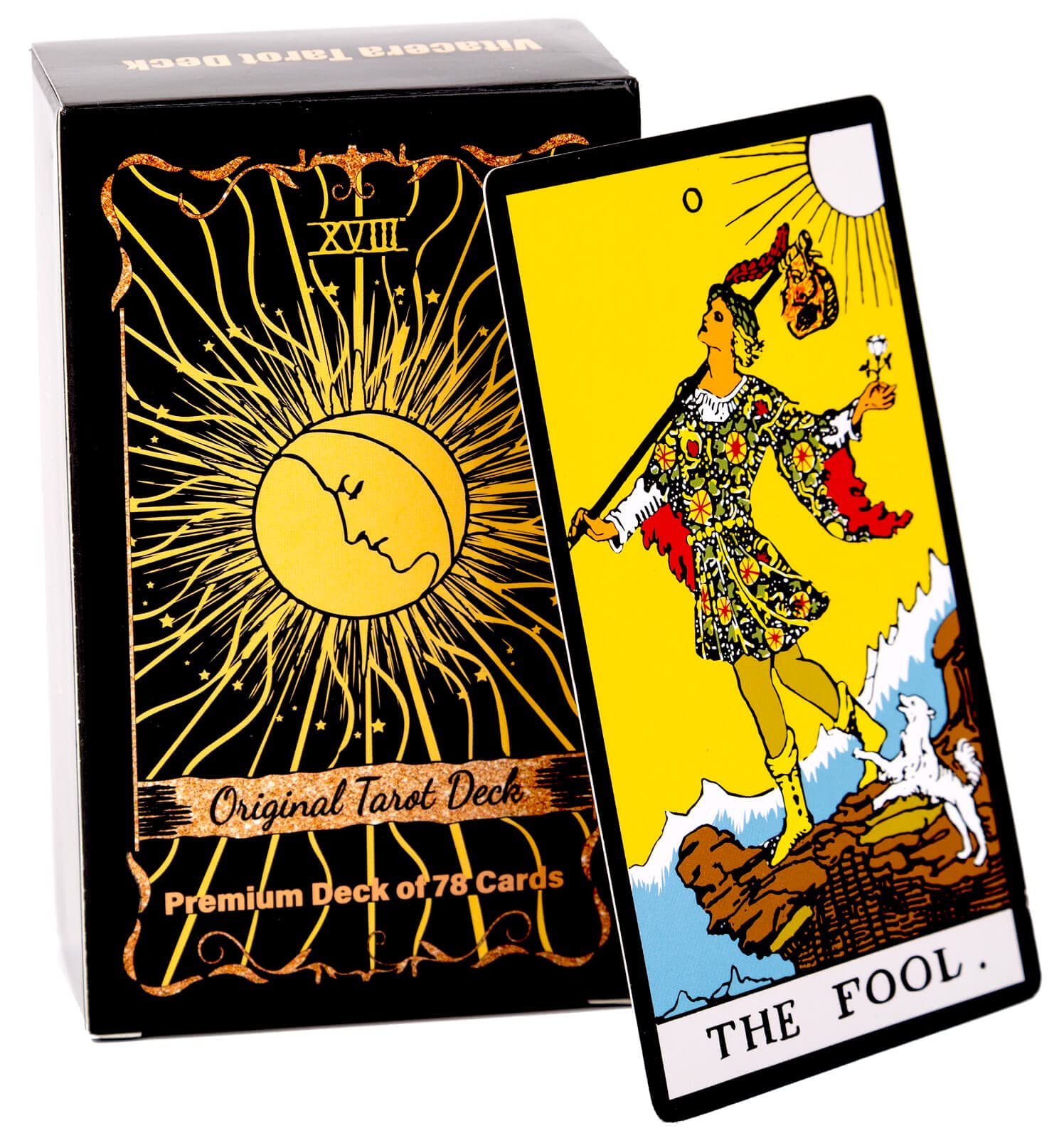 Vitacera linen tarot bag protecting cards during travel