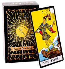 Vitacera linen tarot bag protecting cards during travel