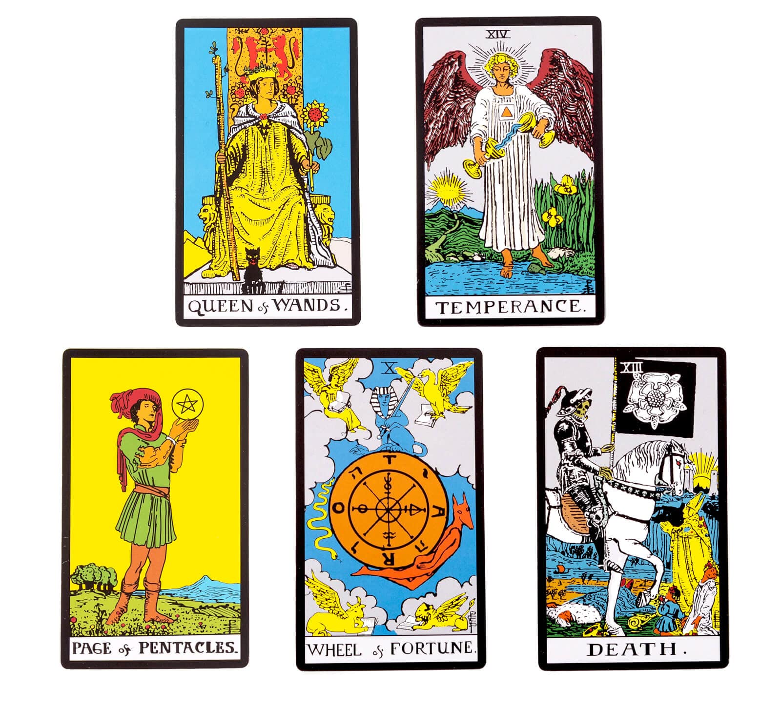 Vitacera Waite-Smith artwork shown in classic imagery
