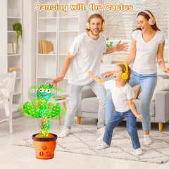 Vitosup cactus toy with secure plush eyes for safe use.