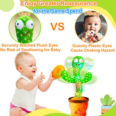 Vitosup cactus toy singing and dancing to engage kids during play.