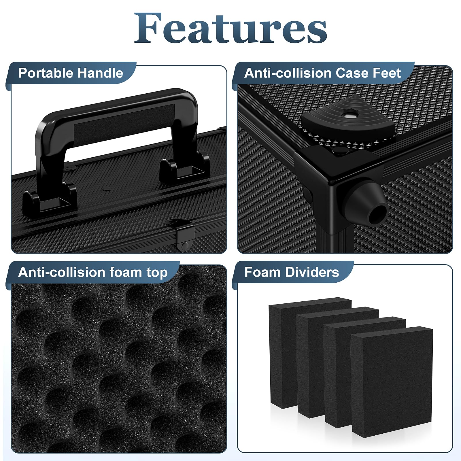 Vitula Card Case top-loader columns enable easy viewing and access