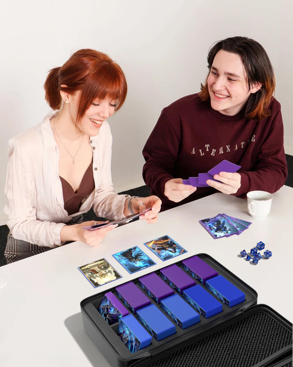 Vitula waterproof shell shields cards from moisture and bending.