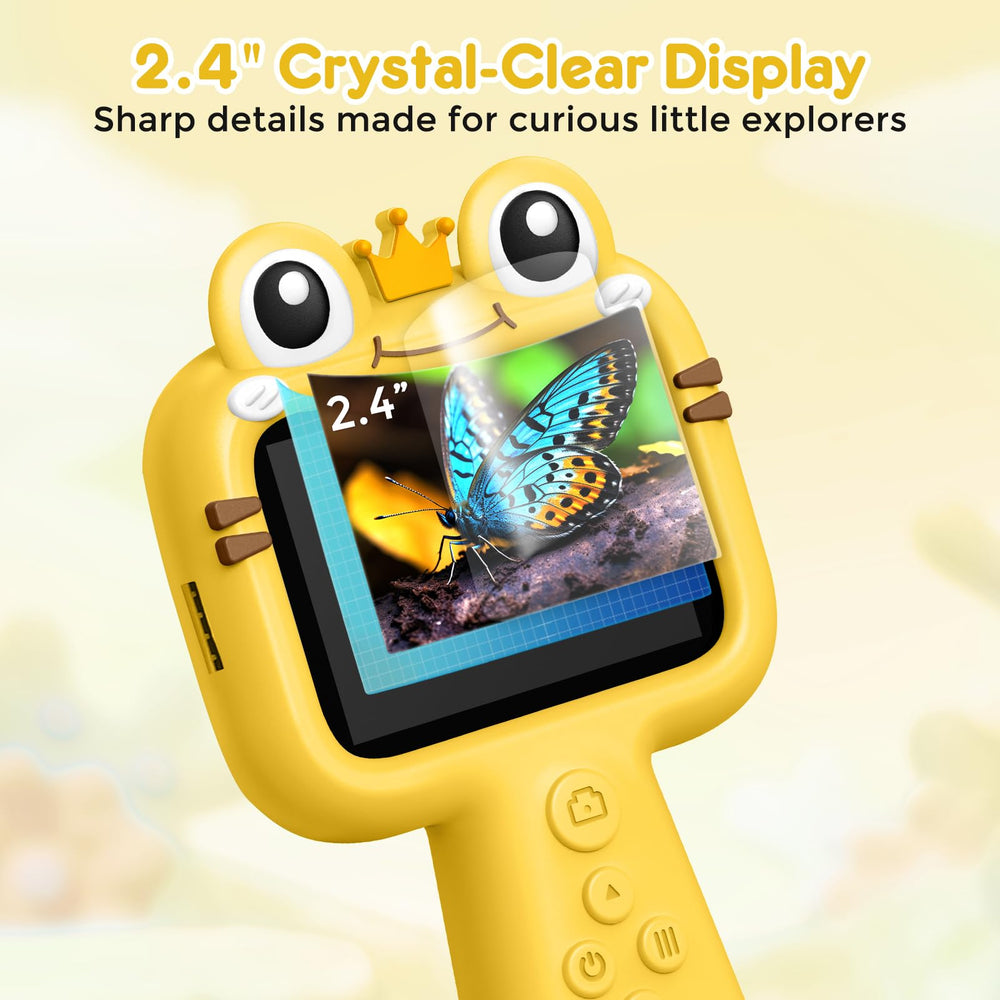 Vivid Glass borescope kids adjustable LED lighting reveals details in dark areas.