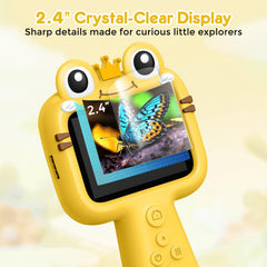 Vivid Glass borescope kids adjustable LED lighting reveals details in dark areas.