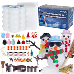 Vividyne Snowman Kit packaging image for home classroom festive activity