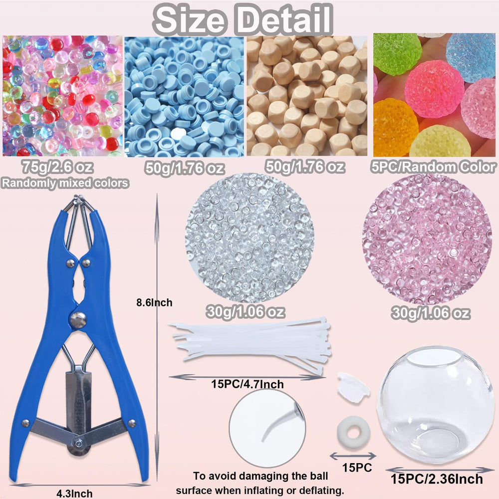VIVIMAGIS DIY Stress Ball Kit fillers pack offers diverse textures