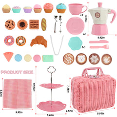 Viwulute Afternoon Tea dessert plate for cute, snack-time role play