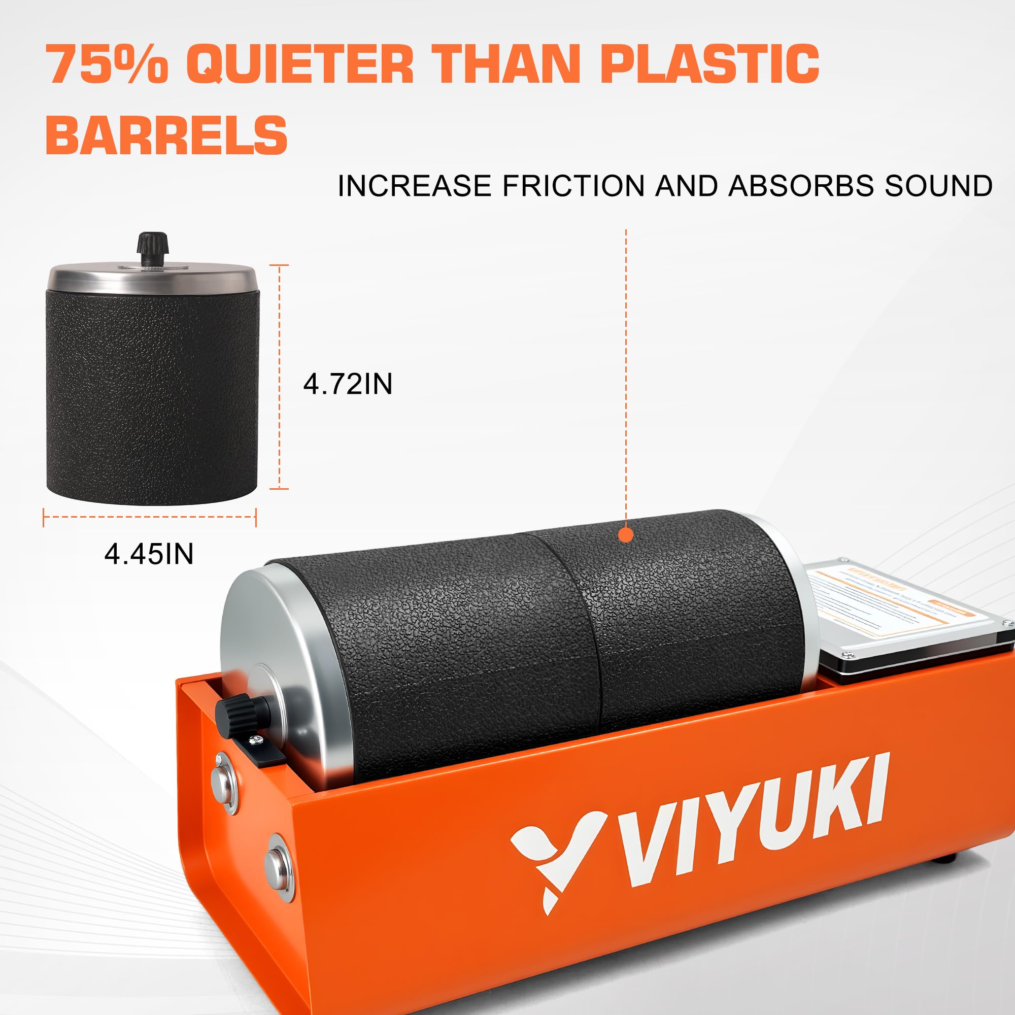 VIYUKI polishing grits eight bags enable four-step finishes