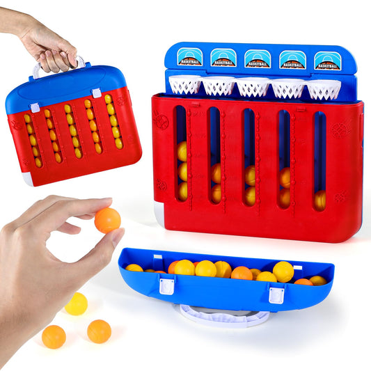 VIZIKN desk tabletop basketball game on a compact surface.