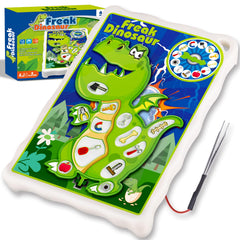 VIZIKN Dinosaur Operate Board Game box and components are gift-ready.