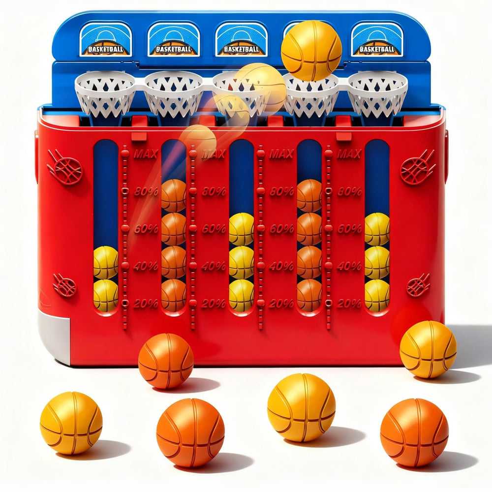 VIZIKN handbag-style mini basketball game for portable play.