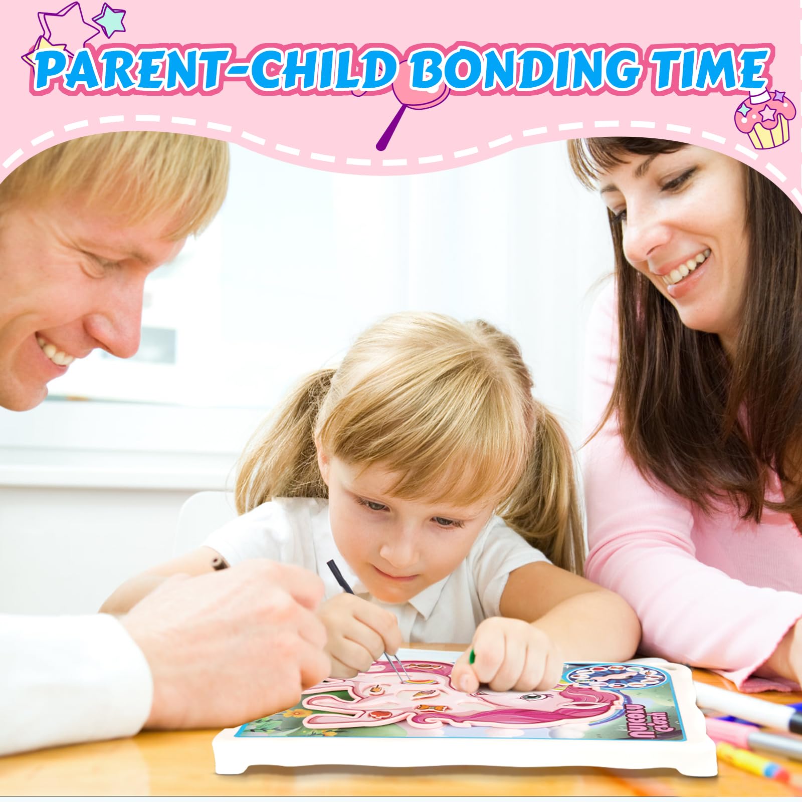 VIZIKN Unicorn Operate kid-friendly scene for solo or group play