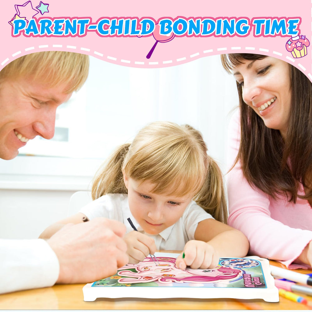 VIZIKN Unicorn Operate kid-friendly scene for solo or group play