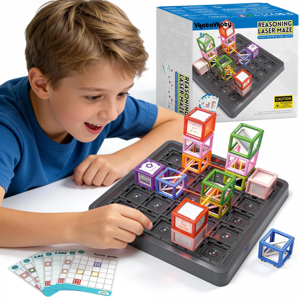 VkotaVkoty Laser Maze setup for beginner-friendly STEM play.