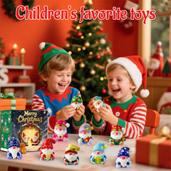 Vkovnis Christmas Gnome Squishies close-up showing slow rising texture