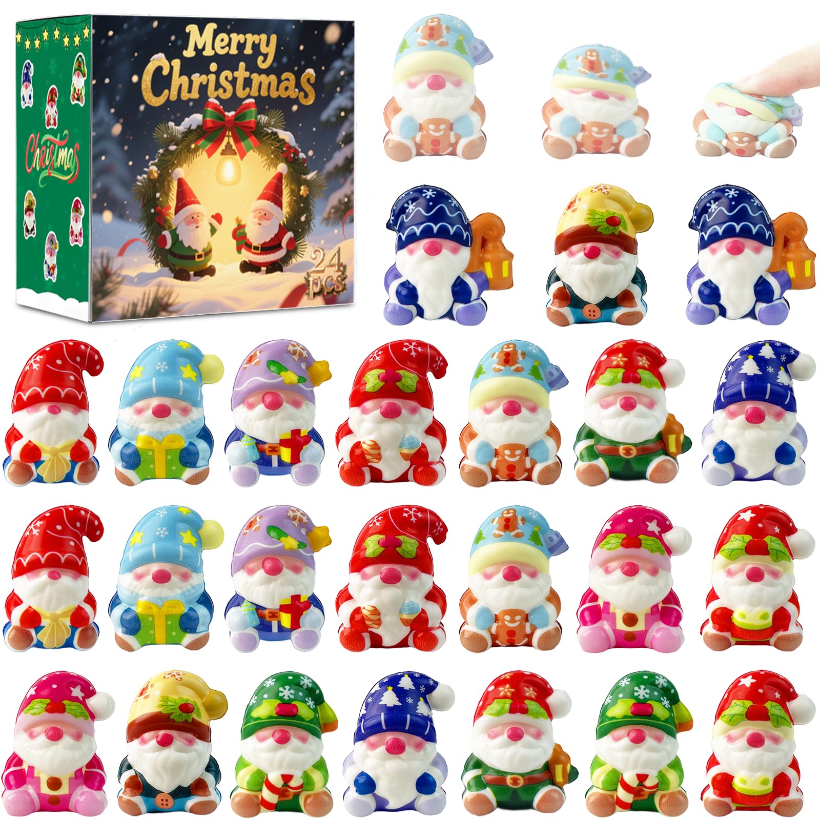 Vkovnis Christmas Gnome Squishies gift idea showcasing stocking stuffer appeal