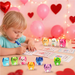 Vkovnis compact Valentine gift squishies fit in small goodie bags.