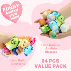 Vkovnis valentines day classroom favors axolotl ready for sharing.