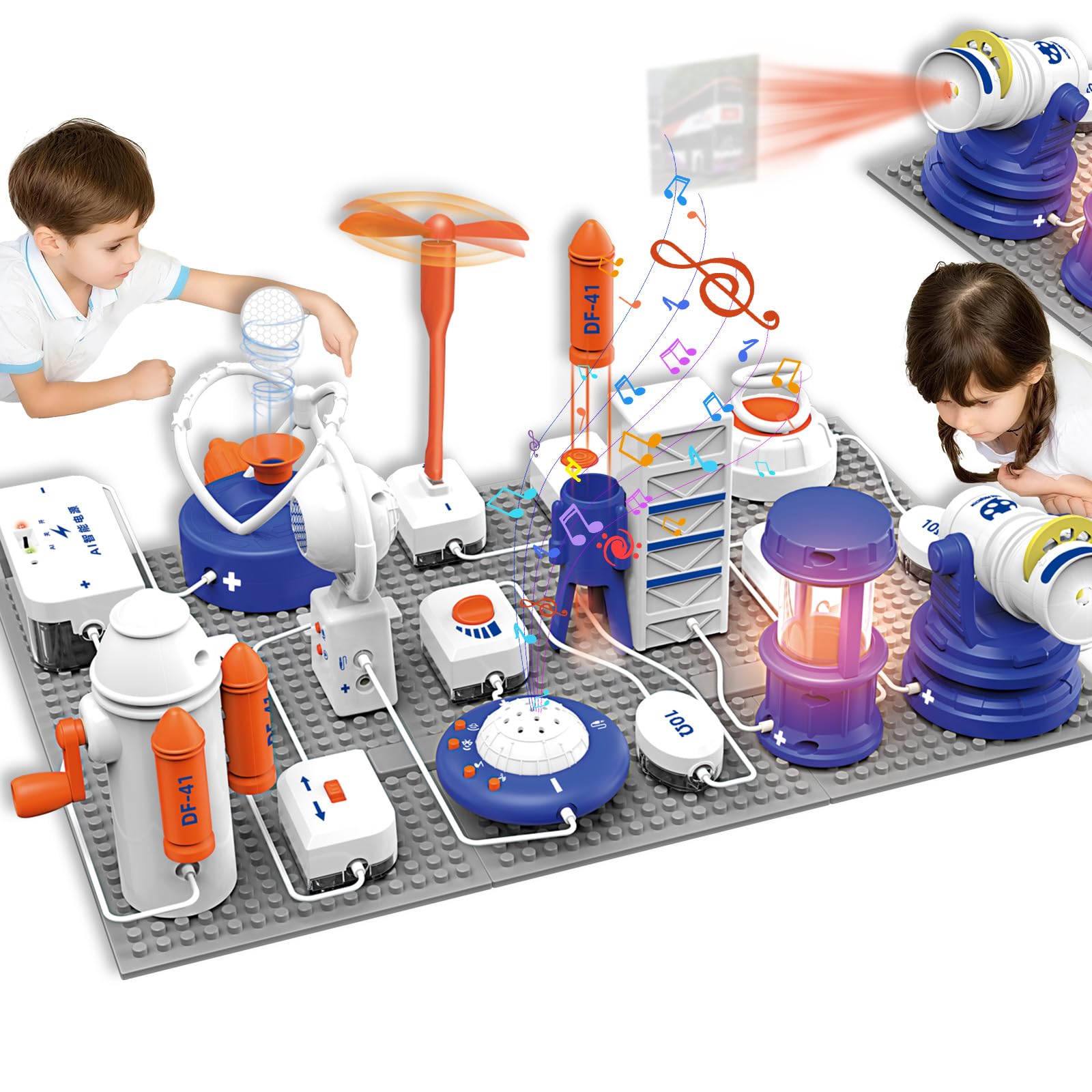 VLGOEM 66-piece electronics kit offering hands-on exploration for curious kids