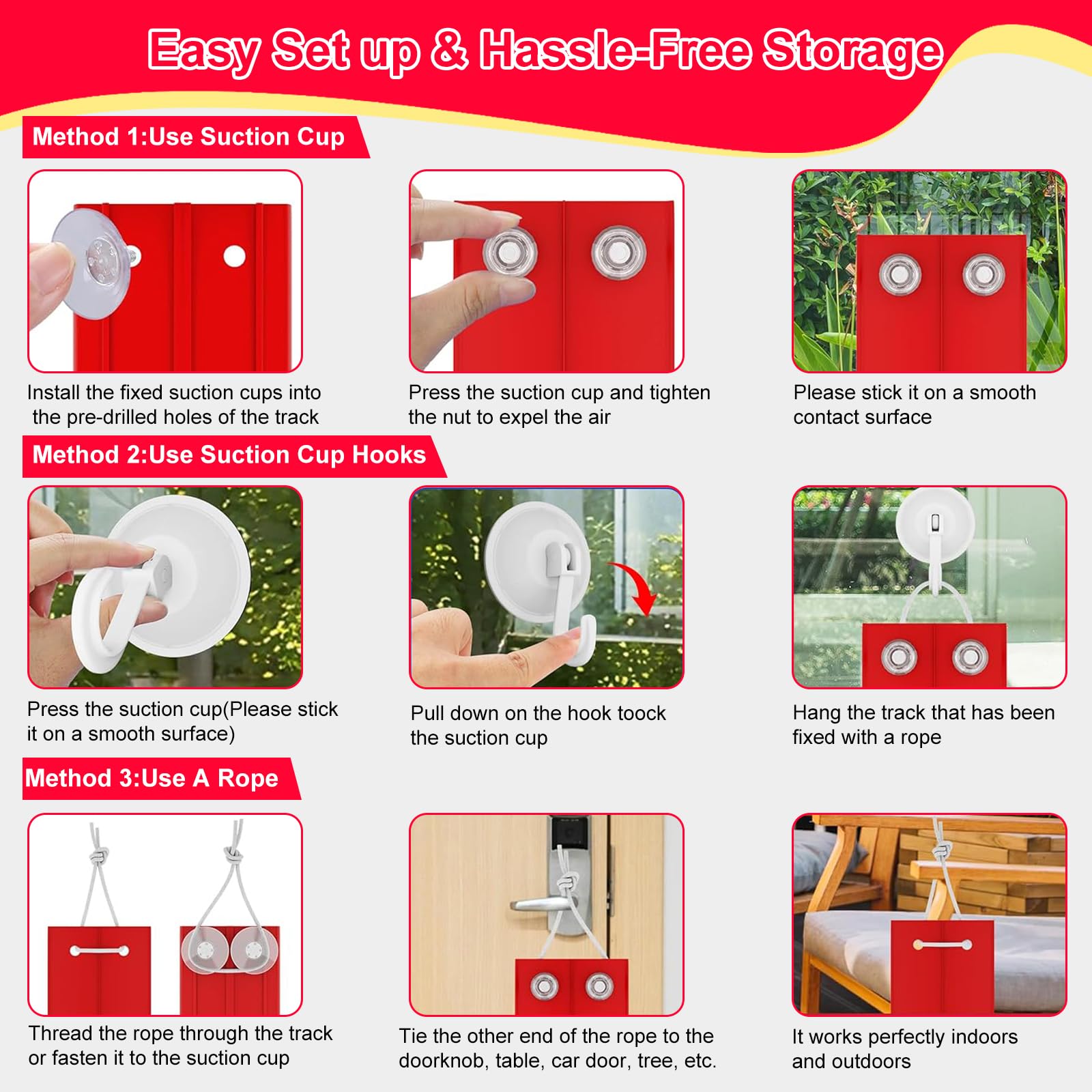 Vlkslasy portable track rolls up for easy storage and travel.