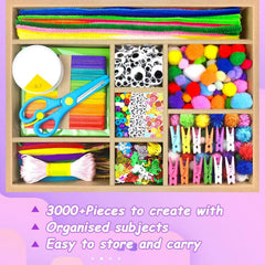 VLUSSO color craft sticks spark creative construction for many projects.