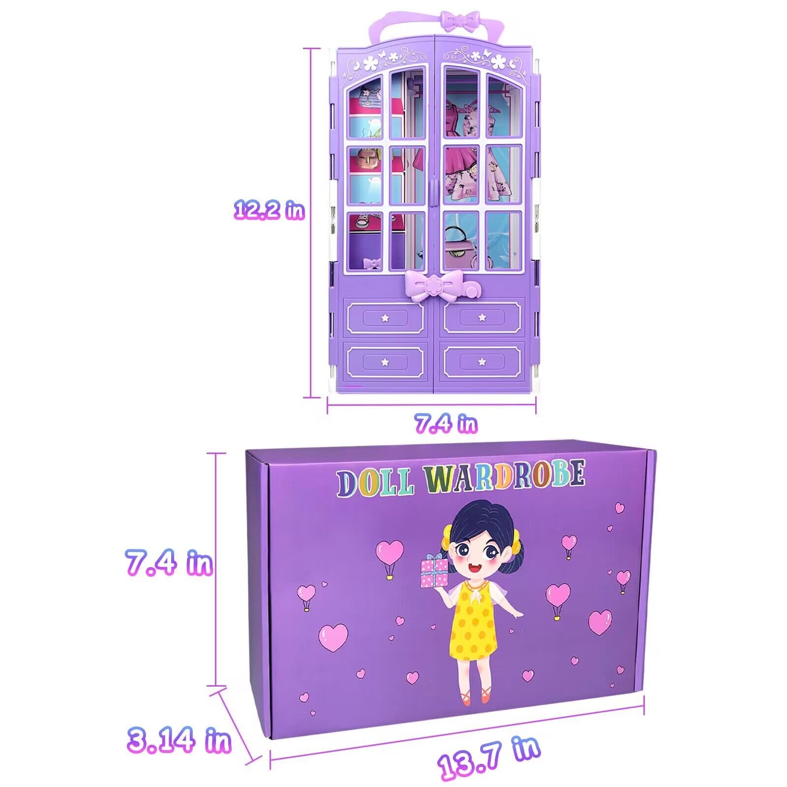 VLUSSO shoes collection fits 11.5-inch dolls for easy dressing